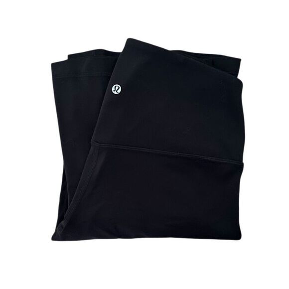 Lululemon Align Black Flared Legging Hi-Rise Athletic Mini Flared Leggings - Picture 3 of 8